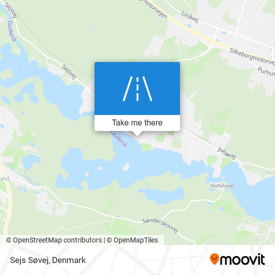 Sejs Søvej map