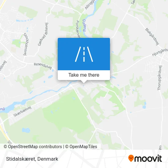 Stidalskæret map