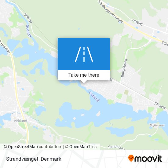 Strandvænget map