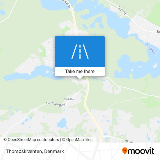 Thorsøskrænten map