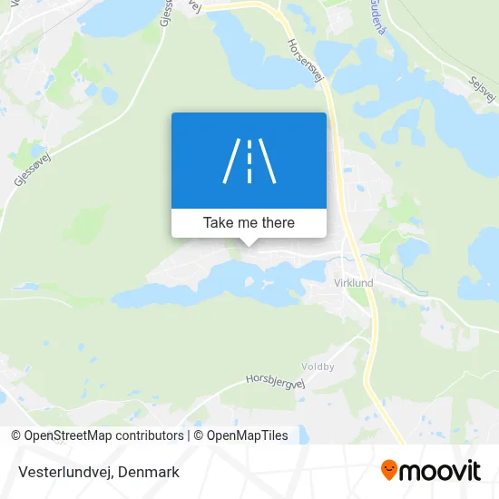 Vesterlundvej map