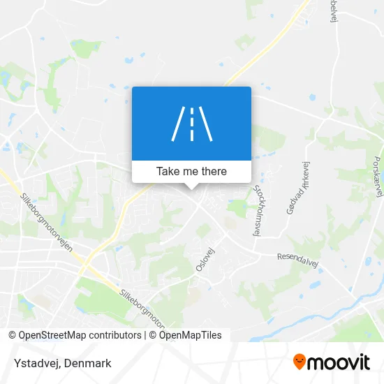Ystadvej map