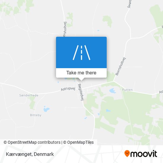 Kærvænget map