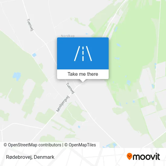 Rødebrovej map