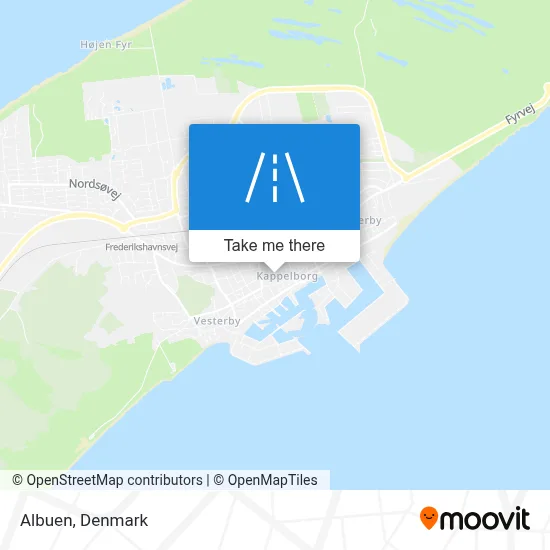 Albuen map