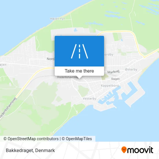Bakkedraget map