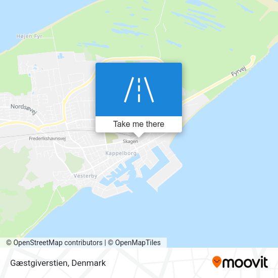 Gæstgiverstien map