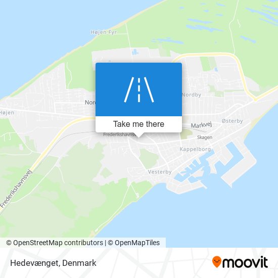 Hedevænget map