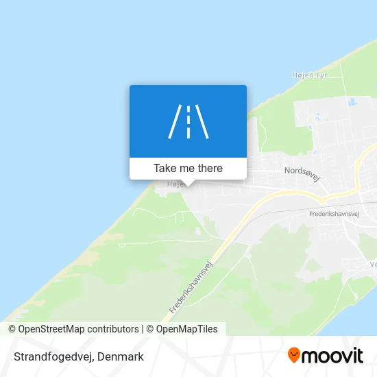 Strandfogedvej map