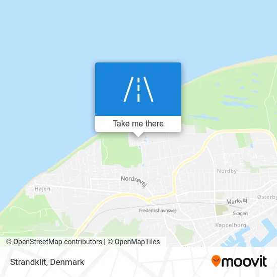 Strandklit map