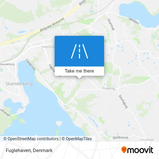 Fuglehaven map