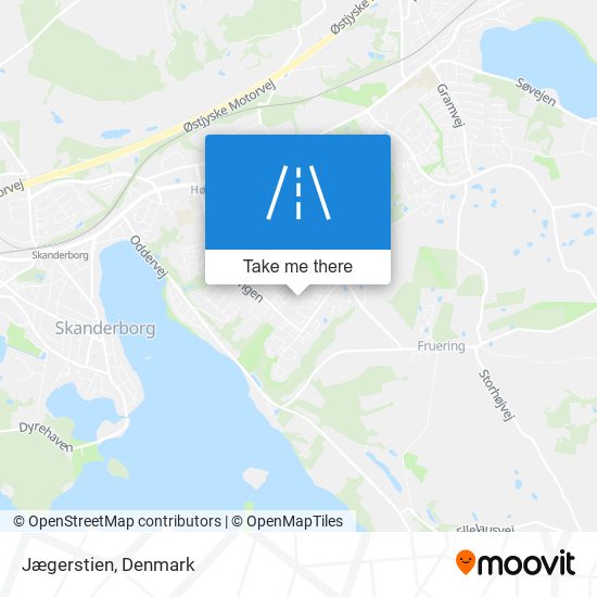 Jægerstien map