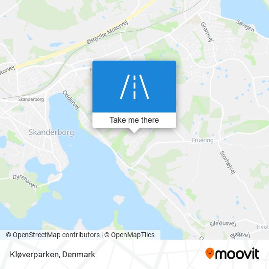 Kløverparken map