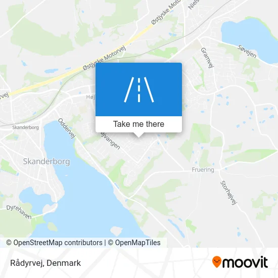 Rådyrvej map