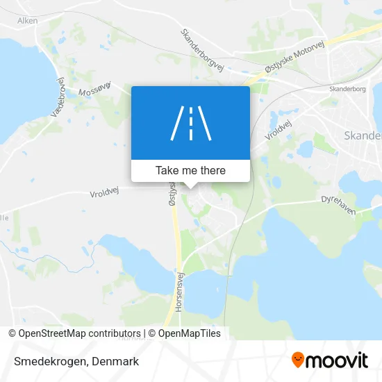 Smedekrogen map