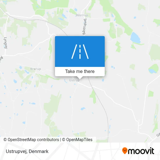 Ustrupvej map