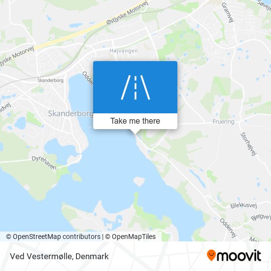 Ved Vestermølle map