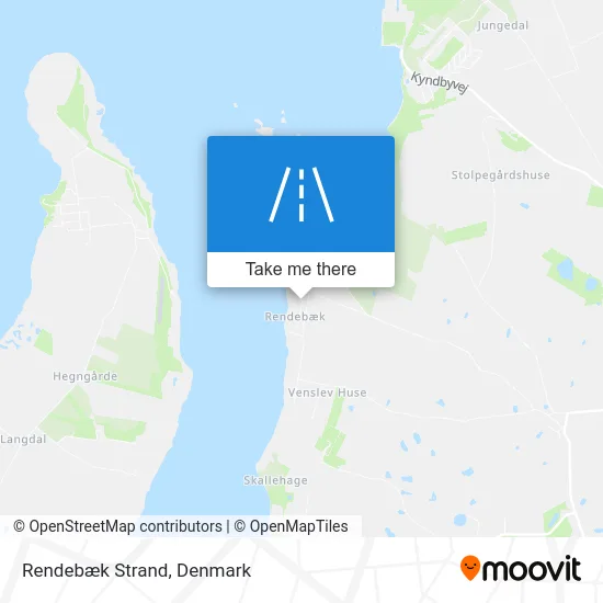 Rendebæk Strand map