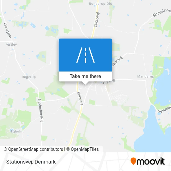 Stationsvej map