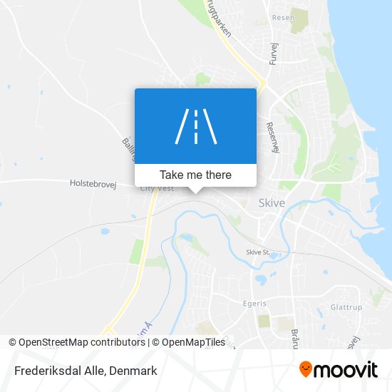 Frederiksdal Alle map
