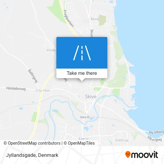 Jyllandsgade map