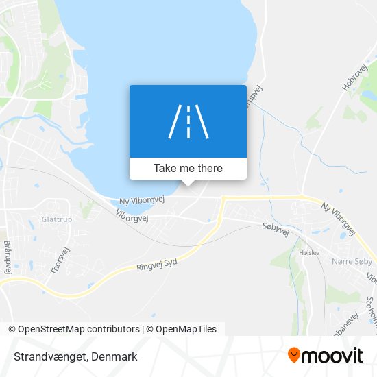 Strandvænget map