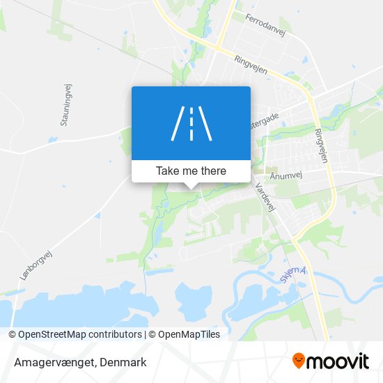 Amagervænget map