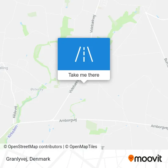 Granlyvej map