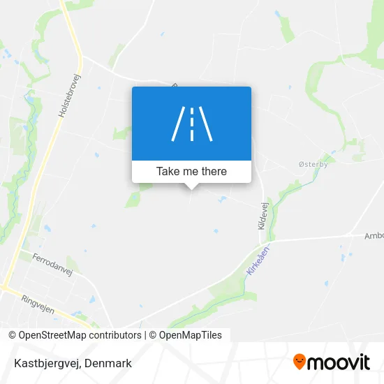 Kastbjergvej map