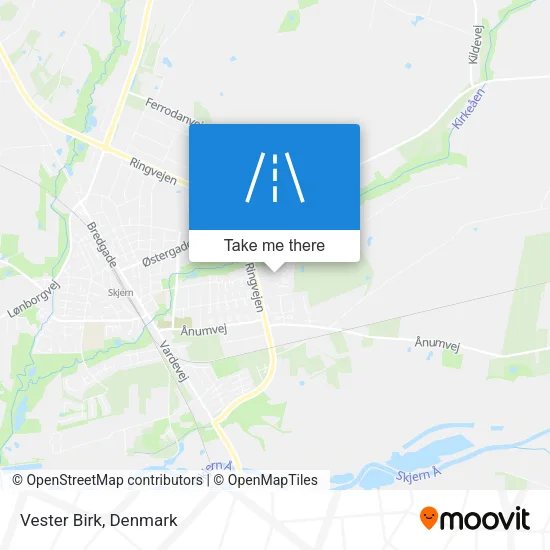 Vester Birk map