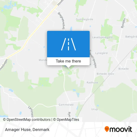 Amager Huse map