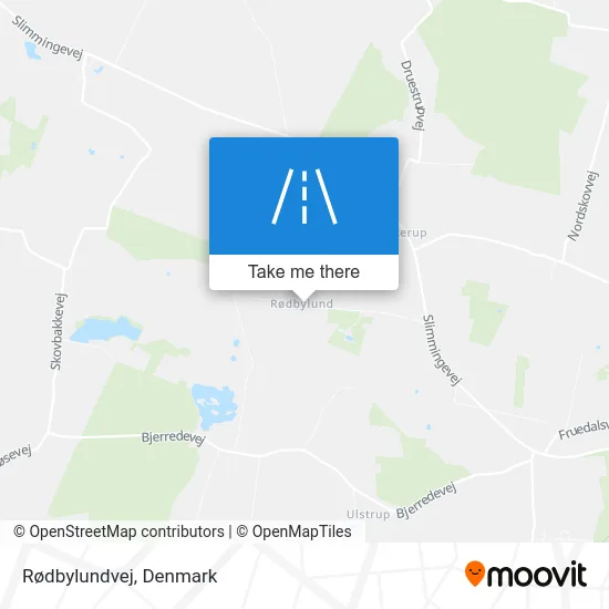 Rødbylundvej map