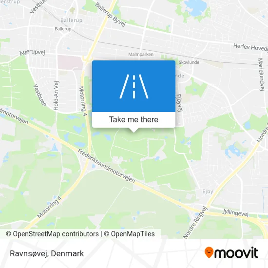 Ravnsøvej map