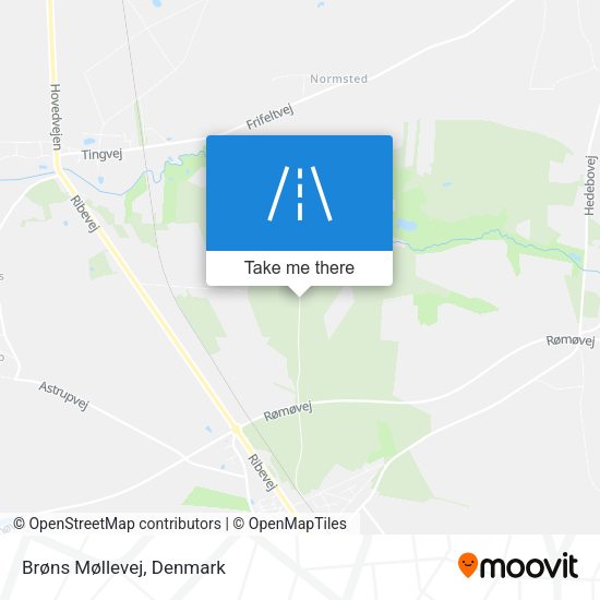 Brøns Møllevej map