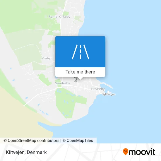 Klitvejen map