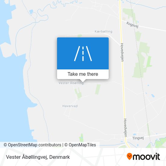 Vester Åbøllingvej map