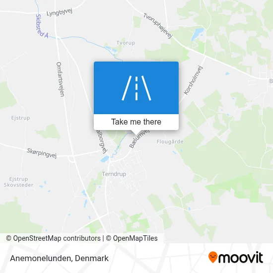 Anemonelunden map