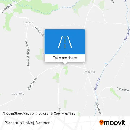 Blenstrup Halvej map