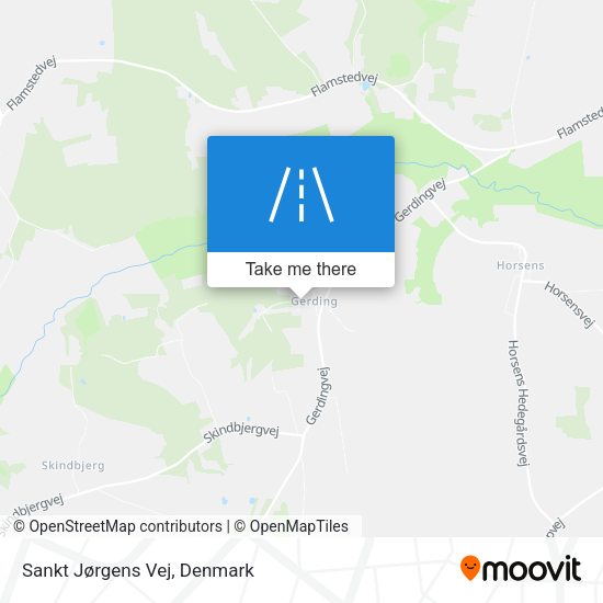 Sankt Jørgens Vej map