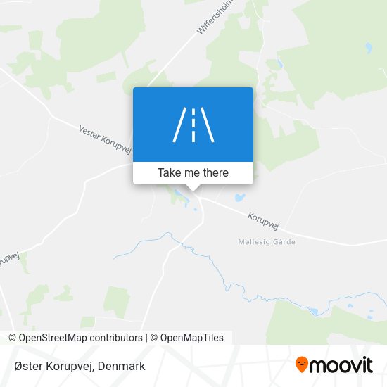 Øster Korupvej map