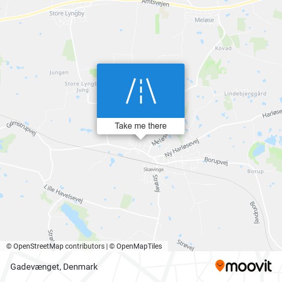 Gadevænget map