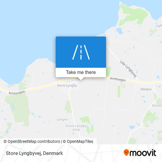 Store Lyngbyvej map