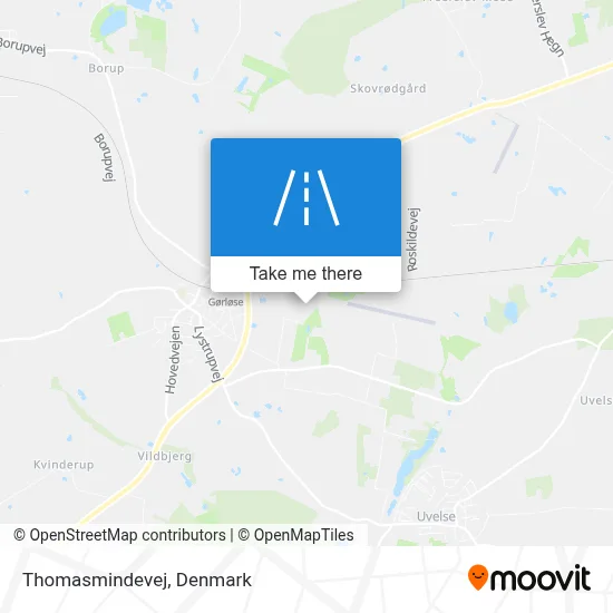 Thomasmindevej map