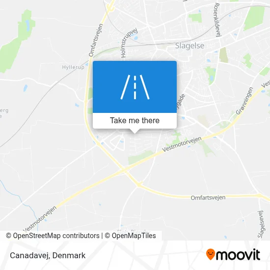 Canadavej map