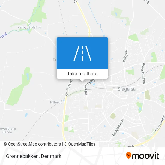 Grønnebakken map