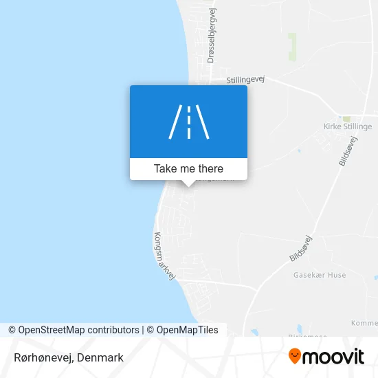 Rørhønevej map