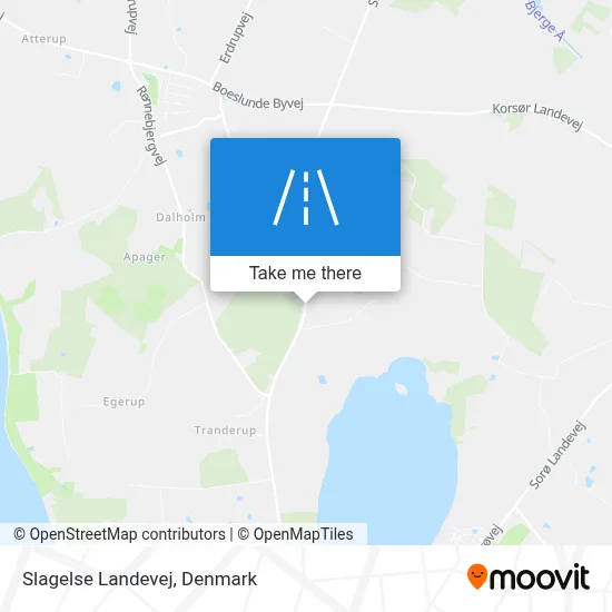 Slagelse Landevej map