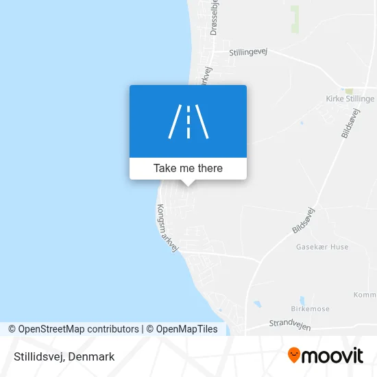 Stillidsvej map