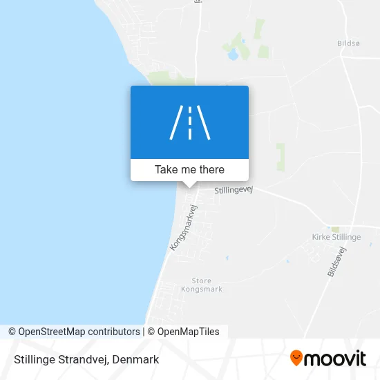 Stillinge Strandvej map