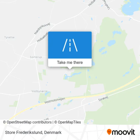 Store Frederikslund map
